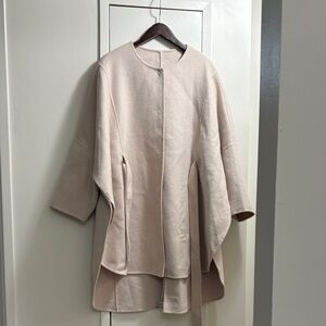 Le Phil Beige Oversized Coat/Poncho